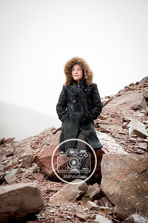 Child Portrait Session - Snow and Winter Photography