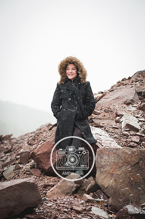 Child Portrait Session - Snow and Winter Photography