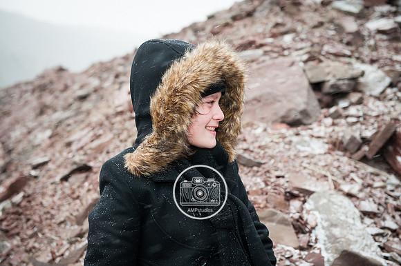 Child Portrait Session - Snow and Winter Photography