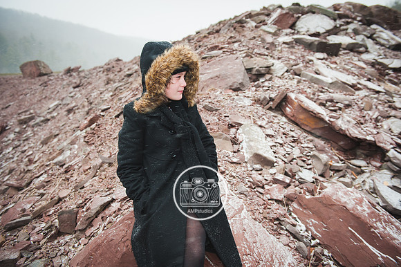 Child Portrait Session - Snow and Winter Photography