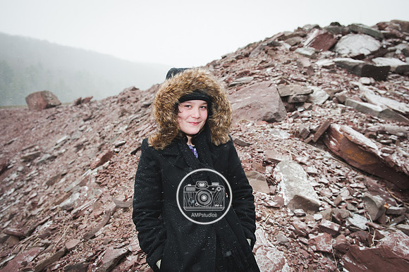 Child Portrait Session - Snow and Winter Photography