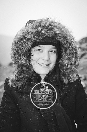 Child Portrait Session - Snow and Winter Photography