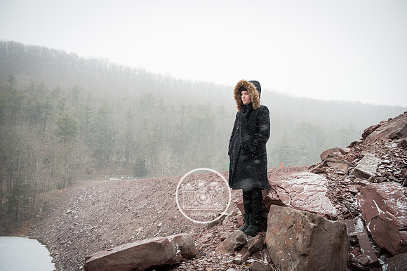 Child Portrait Session - Snow and Winter Photography