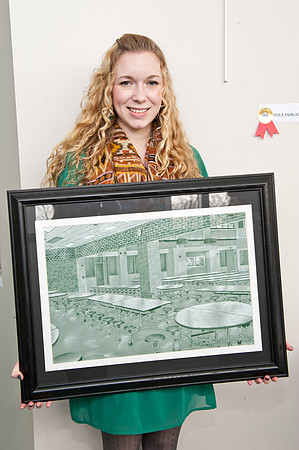 B/W Drawing, Purchase Prize - Phoebe Mikalonis