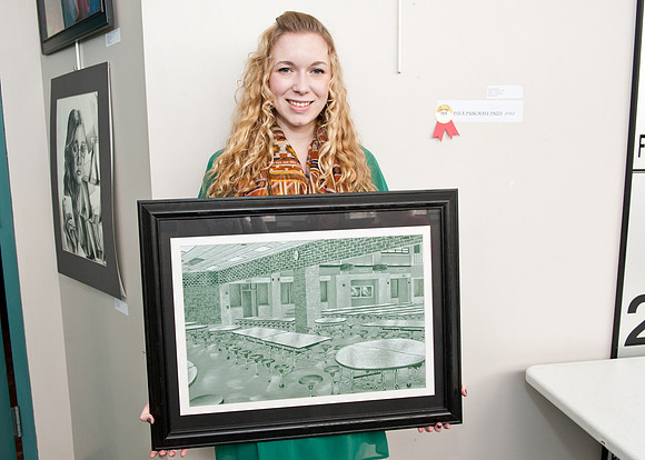 B/W Drawing, Purchase Prize - Phoebe Mikalonis