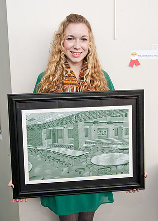 B/W Drawing, Purchase Prize - Phoebe Mikalonis